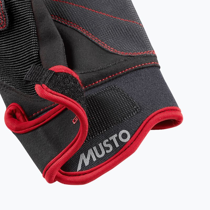 Buriavimo pirštinės Musto Performance Short Finger 2.0 black 2