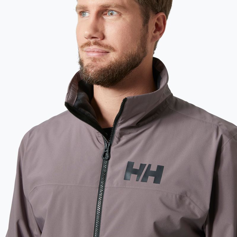 Vyriška buriavimo striukė Helly Hansen HP Racing Lifaloft Bomber sparrow grey 3