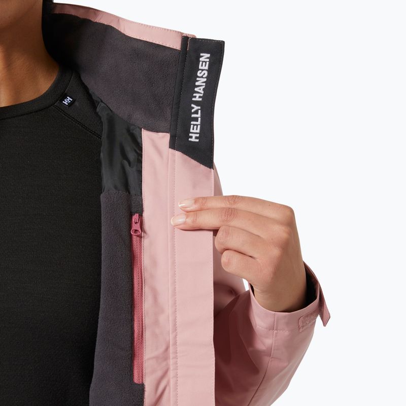 Moteriška buriavimo striukė Helly Hansen Crew Hooded Midlayer 2.0 pink salt 6