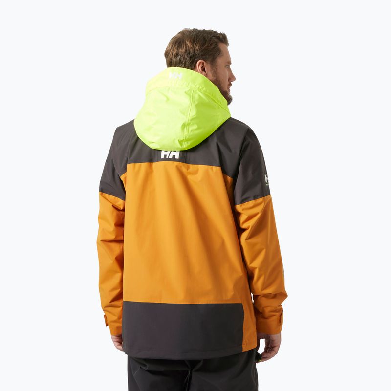 Vyriška striukė nuo lietaus Helly Hansen Pier 4.0 mustard 2
