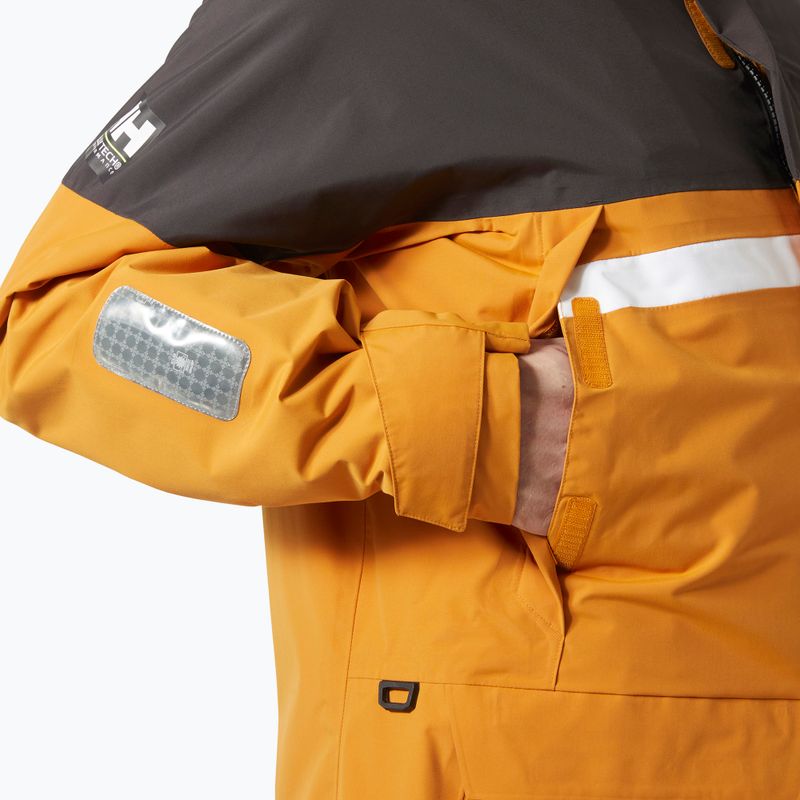Vyriška striukė nuo lietaus Helly Hansen Pier 4.0 mustard 5