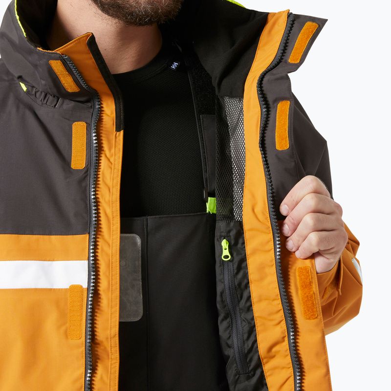 Vyriška striukė nuo lietaus Helly Hansen Pier 4.0 mustard 9