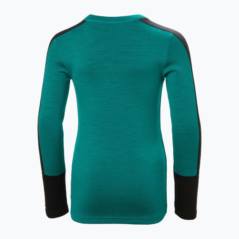 Vaikiškų termo apatinių komplektas Helly Hansen JR Lifa Merino Midweight signal green 7