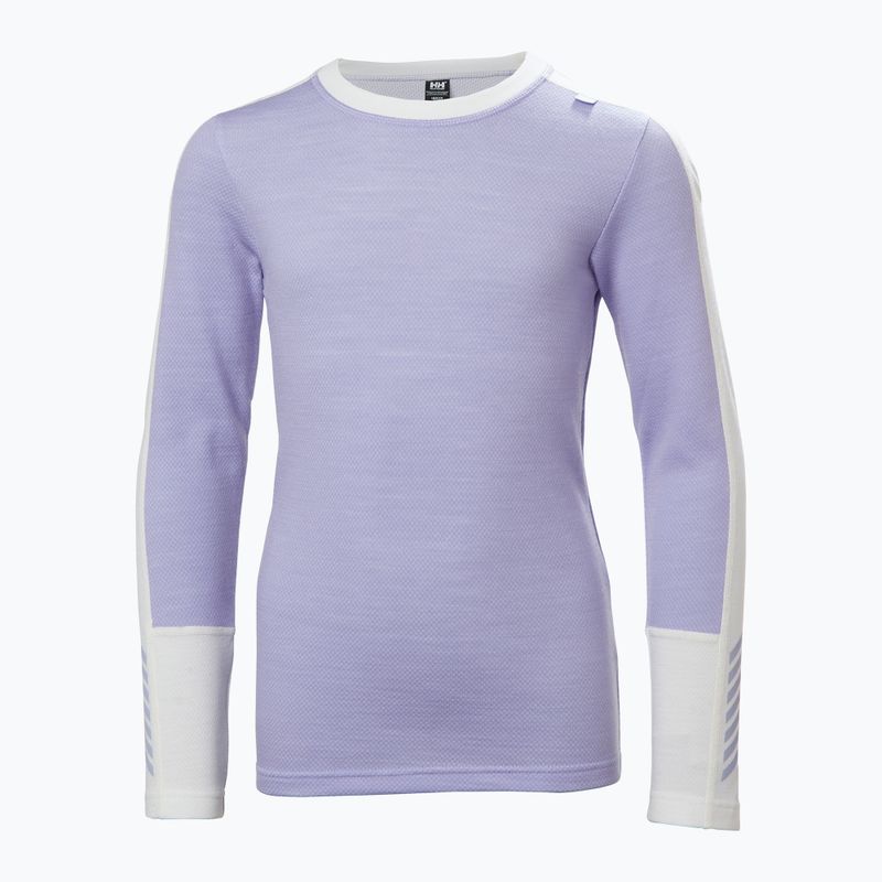 Vaikiškų termo apatinių komplektas Helly Hansen JR Lifa Merino Midweight bright lavender 6