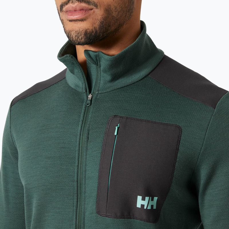 Vyriškas žygio džemperis Helly Hansen Lifa Merino Midlayer jungle green 3