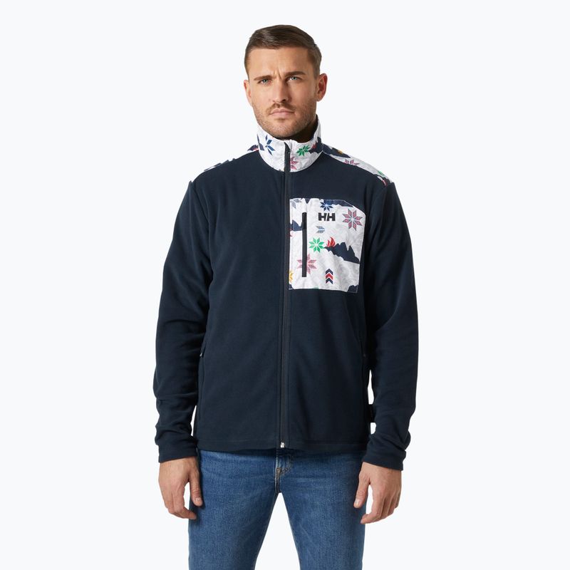 Vyriškas džemperis Helly Hansen Daybreaker Block navy cortina aop