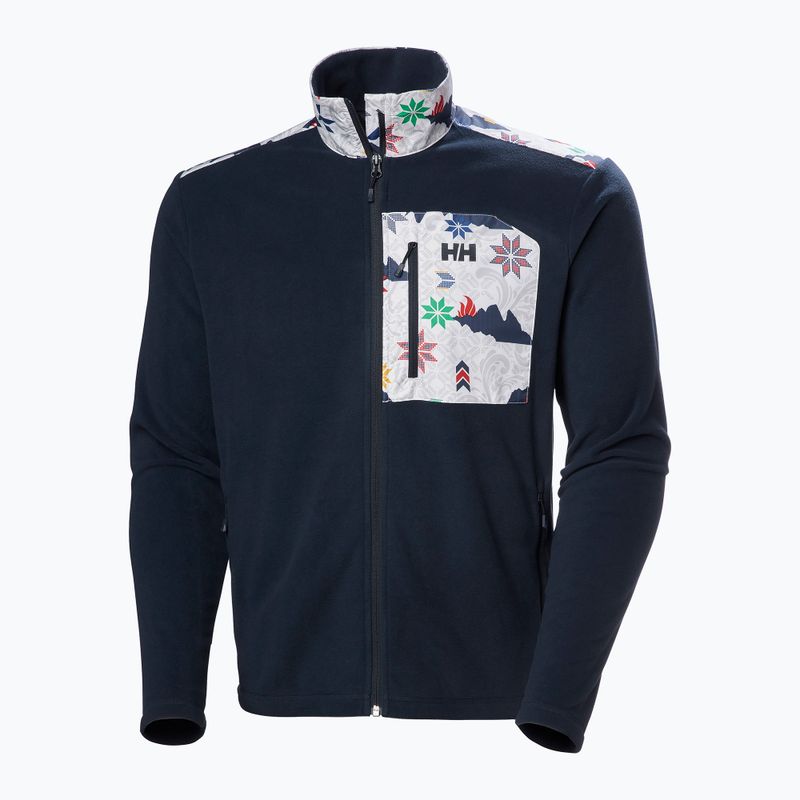Vyriškas džemperis Helly Hansen Daybreaker Block navy cortina aop 5