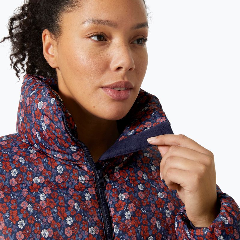 Moteriška pūkinė striukė Helly Hansen Jade Puffer navy floral aop 3