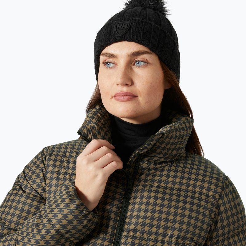 Moteriška pūkinė striukė Helly Hansen Jade Puffer sepia houndstooth aop 3