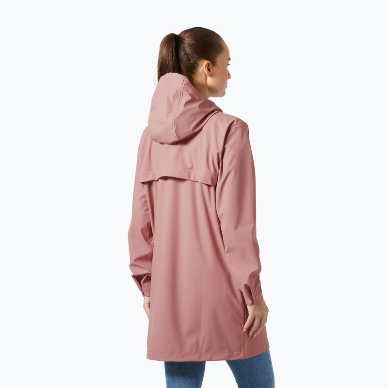 Moteriška striukė nuo lietaus Helly Hansen Moss Rain Coat ash rose 2