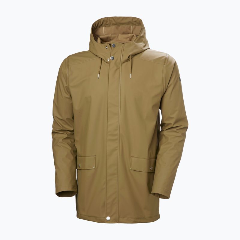 Vyriška striukė nuo lietaus Helly Hansen Moss Rain Coat sepia 5