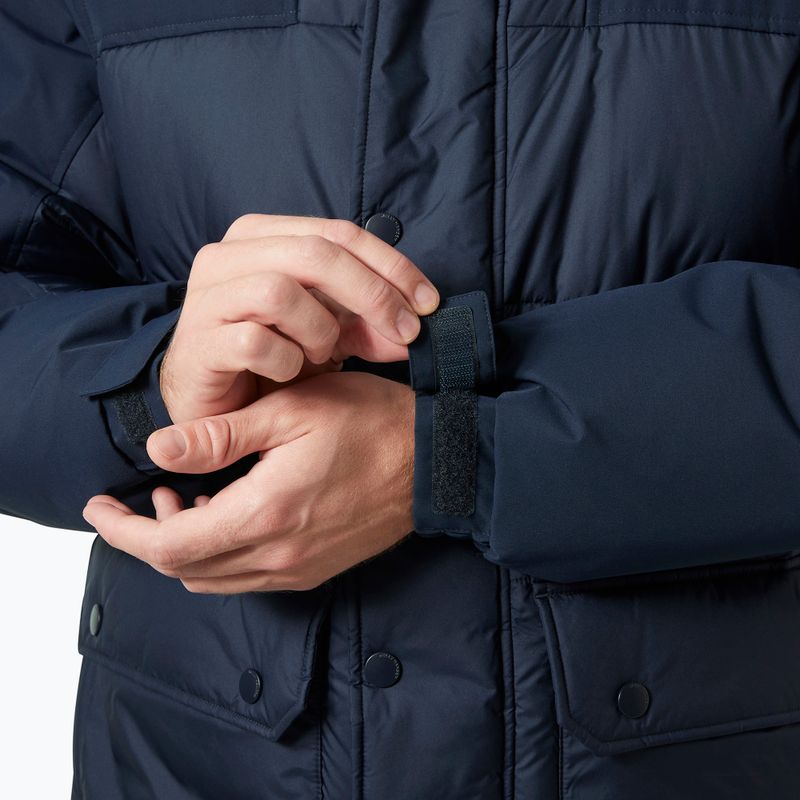 Vyriška pūkinė striukė Helly Hansen Escape Down Parka tamsiai mėlyna 4