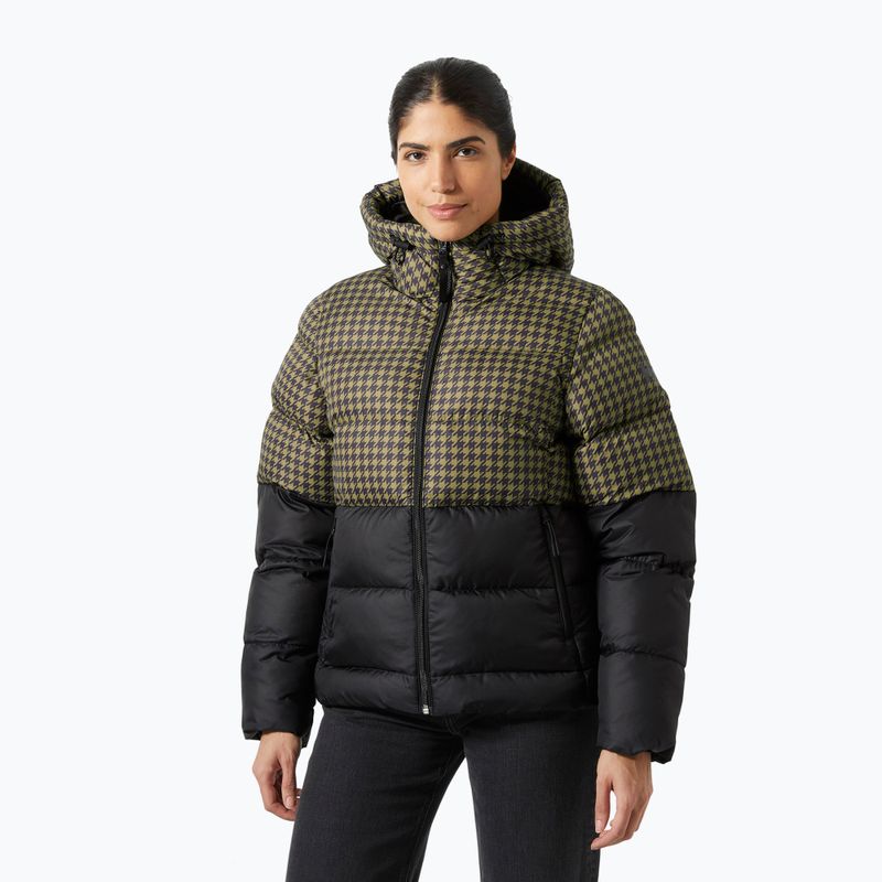 Moteriška pūkinė striukė Helly Hansen Active Puffy sepia houndstooth aop