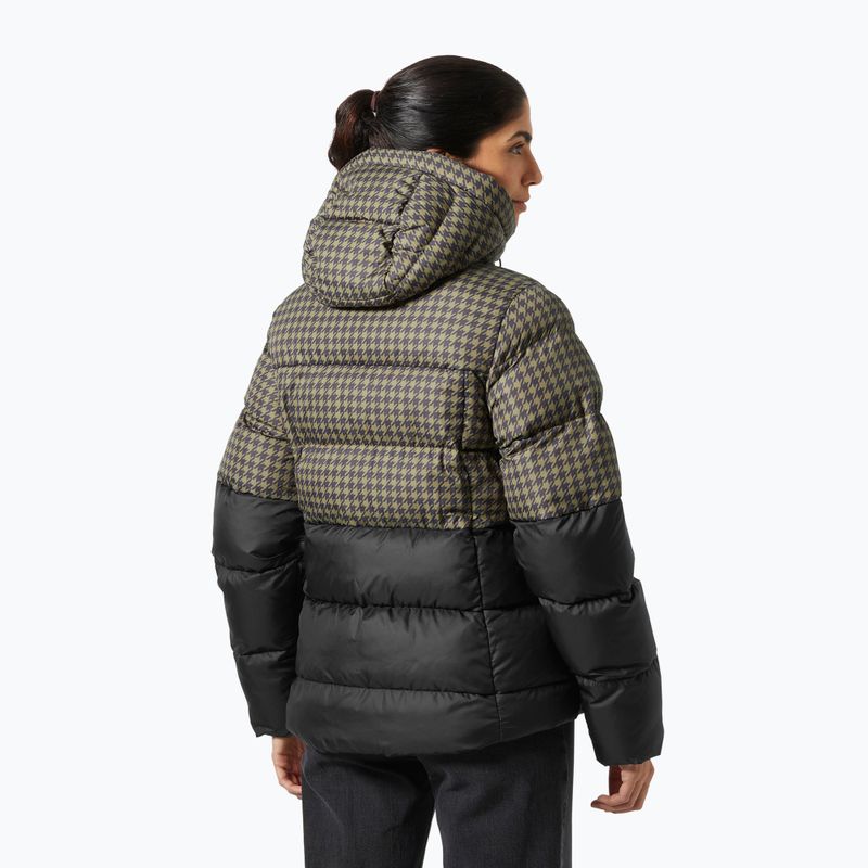 Moteriška pūkinė striukė Helly Hansen Active Puffy sepia houndstooth aop 2