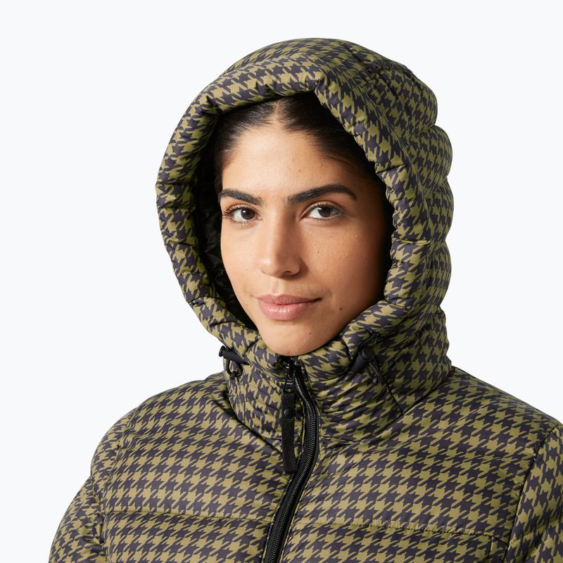 Moteriška pūkinė striukė Helly Hansen Active Puffy sepia houndstooth aop 3