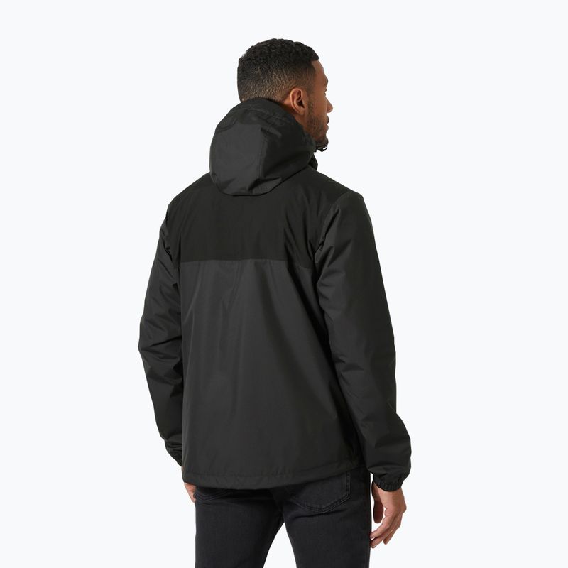 Vyriška striukė nuo lietaus Helly Hansen Vancouver Fleece Lined ebony 2