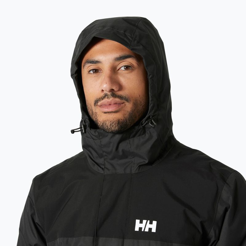 Vyriška striukė nuo lietaus Helly Hansen Vancouver Fleece Lined ebony 3