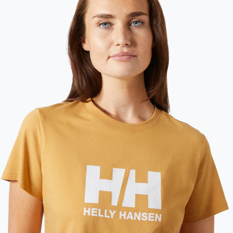 Moteriški marškinėliai Helly Hansen Logo 3.0 sand 3