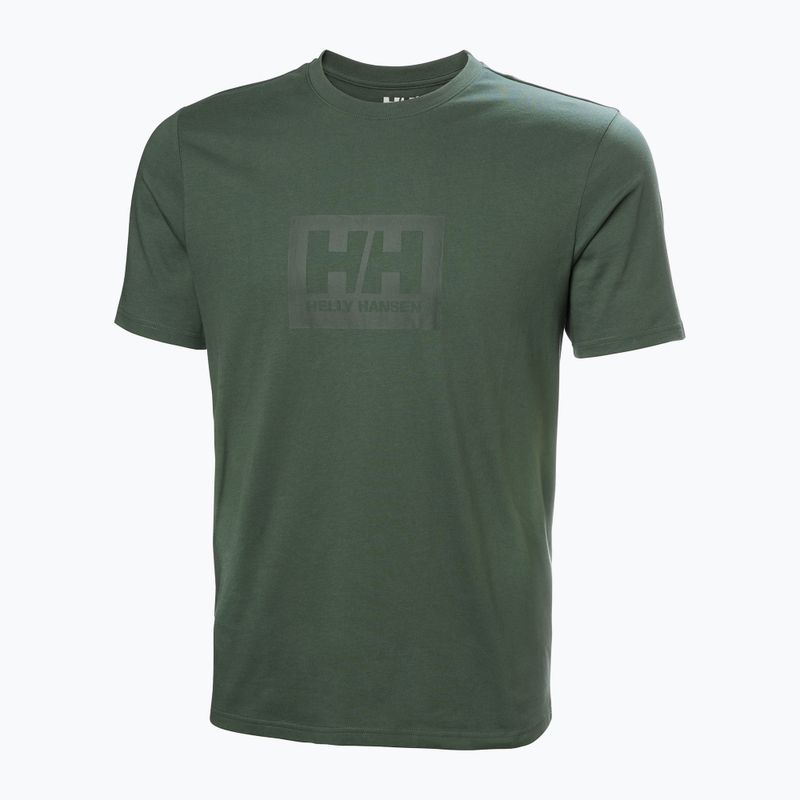 Vyriški marškinėliai Helly Hansen Box T 2.0 jungle green 4