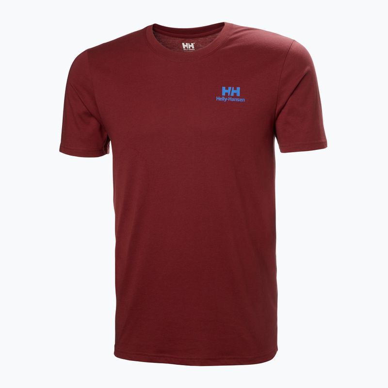 Vyriški marškinėliai Helly Hansen Nord Graphic mars red 4