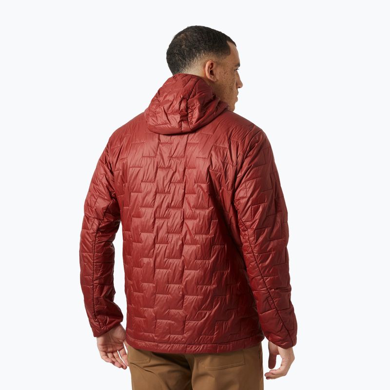 Vyriška hibridinė striukė Helly Hansen Lifaloft Hooded Insulator mars red 2