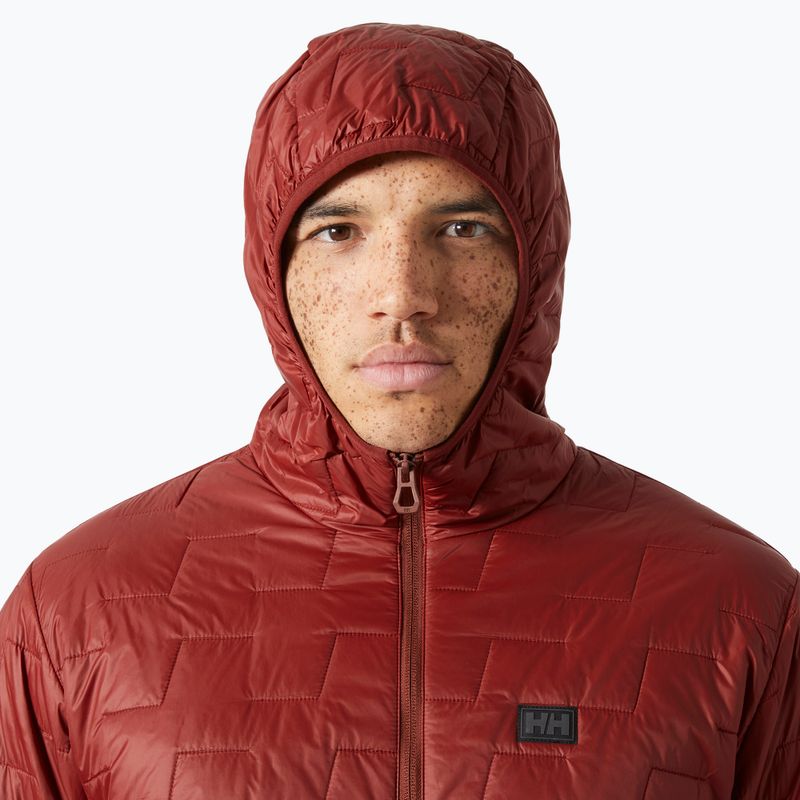 Vyriška hibridinė striukė Helly Hansen Lifaloft Hooded Insulator mars red 3