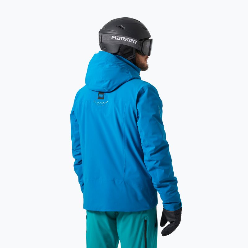 Vyriška slidinėjimo striukė Helly Hansen Alpha Lifaloft cerulean blue 2