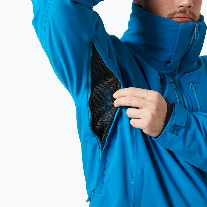 Vyriška slidinėjimo striukė Helly Hansen Alpha Lifaloft cerulean blue 5