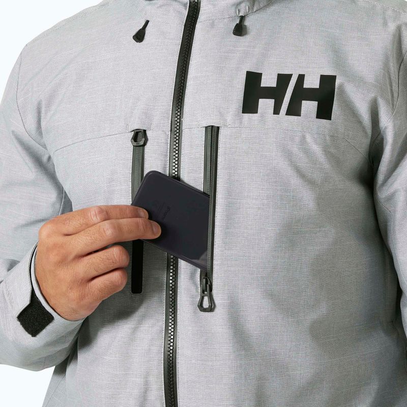 Vyriška slidinėjimo striukė Helly Hansen Garibaldi 2.0 grey/melange 4