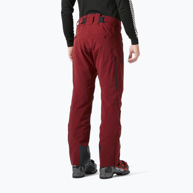 Vyriškos slidinėjimo kelnės Helly Hansen Alpha Lifaloft mars red 2