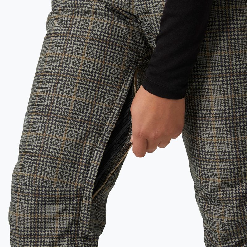 Moteriškos slidinėjimo kelnės Helly Hansen Legendary Insulated Bib pebble broxburn plaid aop 7