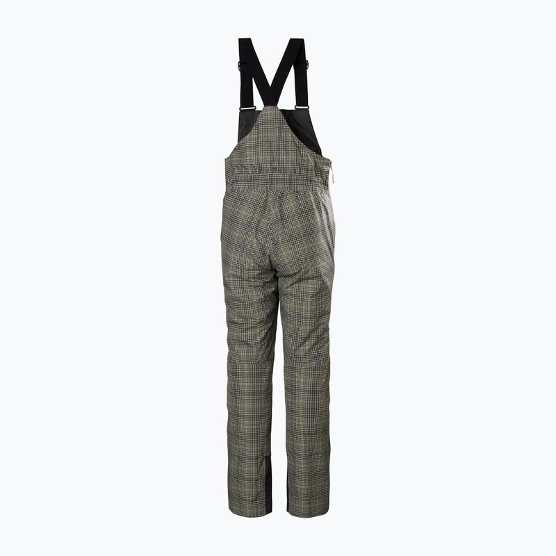 Moteriškos slidinėjimo kelnės Helly Hansen Legendary Insulated Bib pebble broxburn plaid aop 9