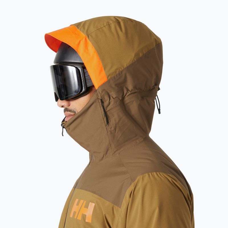 Vyriška slidinėjimo striukė Helly Hansen Powdreamer 2.0 sepia 3