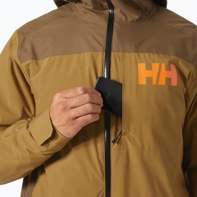 Vyriška slidinėjimo striukė Helly Hansen Powdreamer 2.0 sepia 4