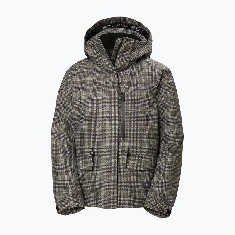 Moteriška slidinėjimo striukė Helly Hansen Nora Insulated 2.0 pebble broxburn plaid aop 3