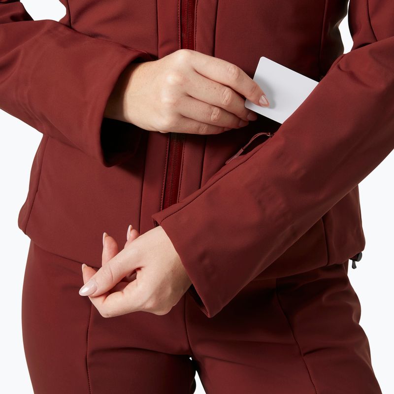 Moteriška slidinėjimo striukė Helly Hansen Avanti 3-In-1 Softshell Jacket mars red 4