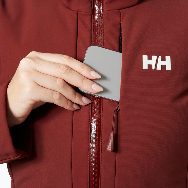 Moteriška slidinėjimo striukė Helly Hansen Avanti 3-In-1 Softshell Jacket mars red 5