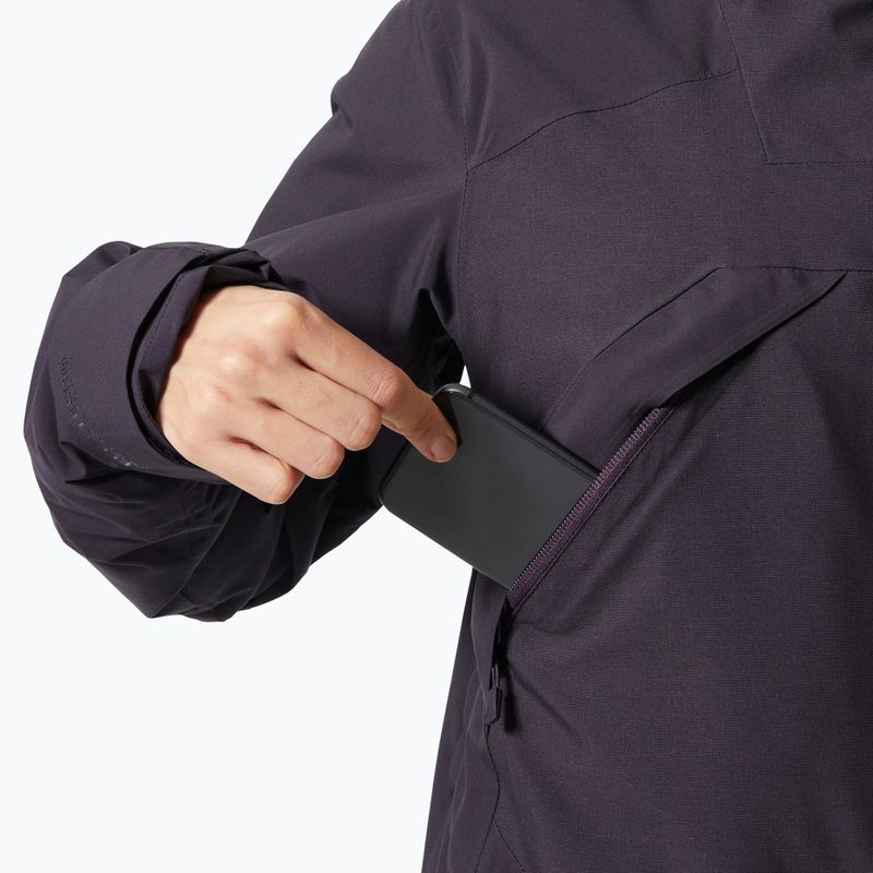 Moteriška slidinėjimo striukė Helly Hansen Whitewall Lifaloft 3.0 black grape 6