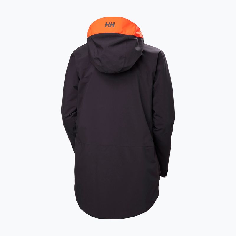 Moteriška slidinėjimo striukė Helly Hansen Whitewall Lifaloft 3.0 black grape 11