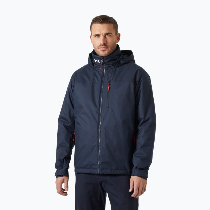 Vyriška buriavimo striukė Helly Hansen Crew Hooded Pile navy