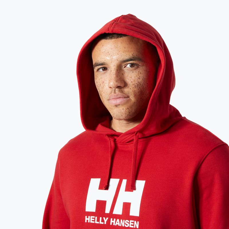 Vyriškas džemperis Helly Hansen HH Logo Hoodie red 3