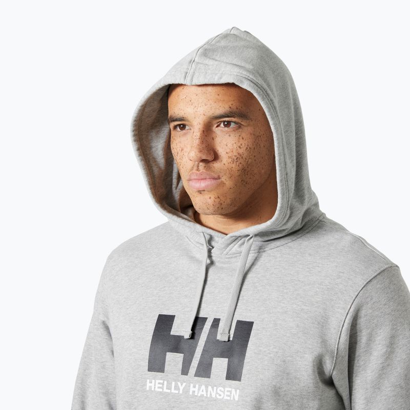 Vyriškas džemperis Helly Hansen HH Logo Hoodie grey/melange 3