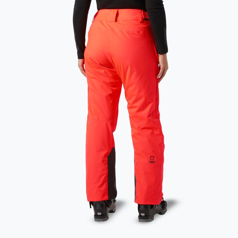 Moteriškos slidinėjimo kelnės Helly Hansen Switch Cargo 2.0 neon coral 2