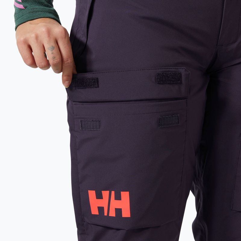Moteriškos slidinėjimo kelnės Helly Hansen Switch Cargo 2.0 black grape 4