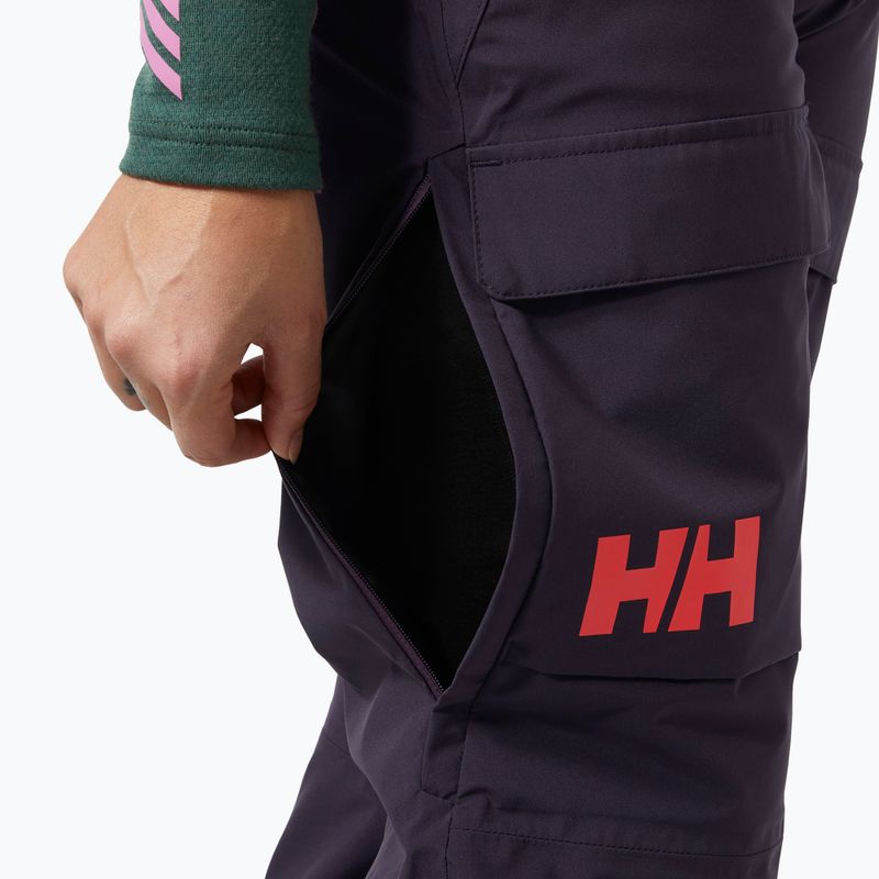 Moteriškos slidinėjimo kelnės Helly Hansen Switch Cargo 2.0 black grape 5