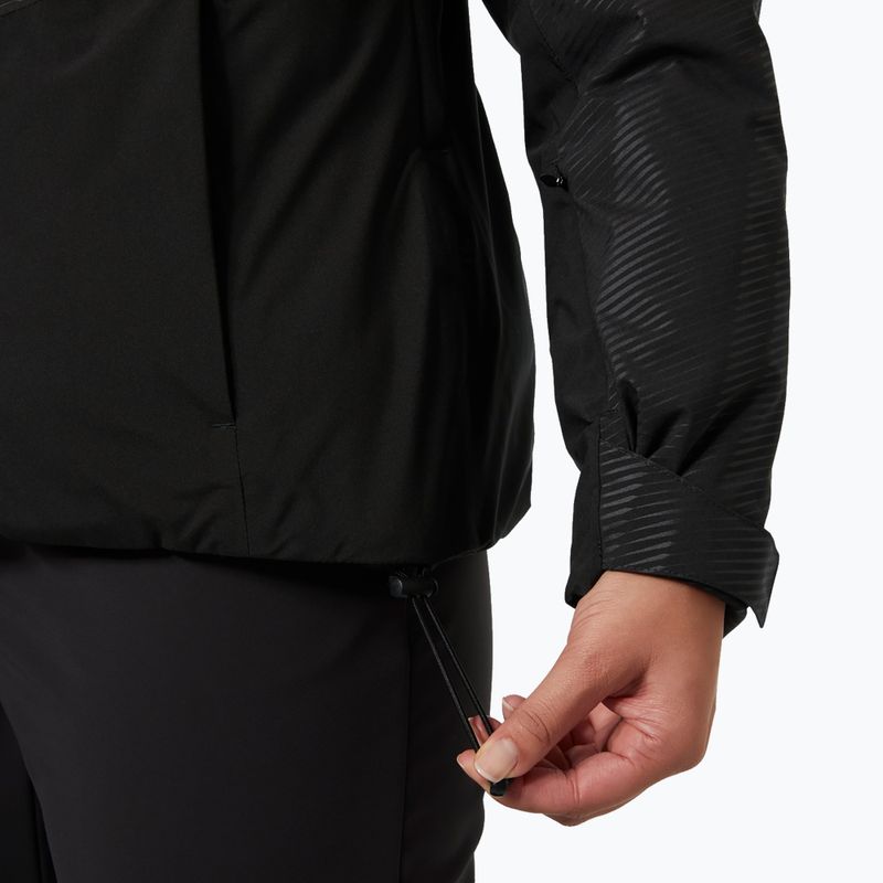 Moteriška slidinėjimo striukė Helly Hansen Valdisere 3.0 black embossed stripes 6