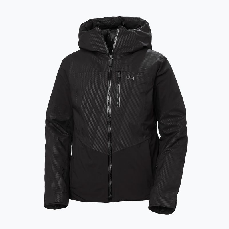 Moteriška slidinėjimo striukė Helly Hansen Valdisere 3.0 black embossed stripes 10