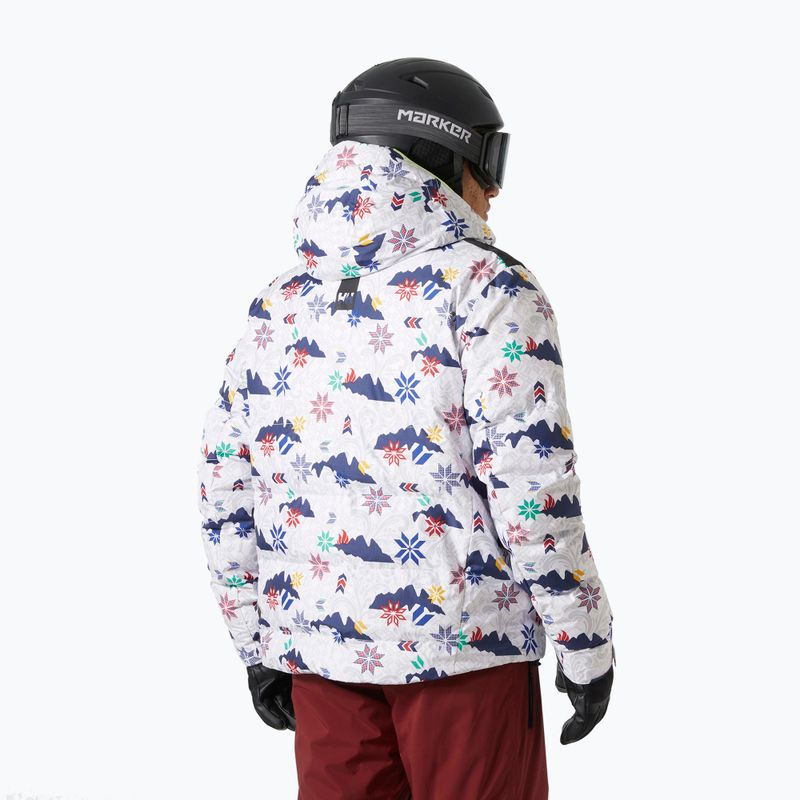 Vyriška slidinėjimo striukė Helly Hansen Kvitfjell Race Puffy white olympics 2