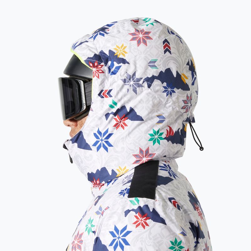 Vyriška slidinėjimo striukė Helly Hansen Kvitfjell Race Puffy white olympics 3