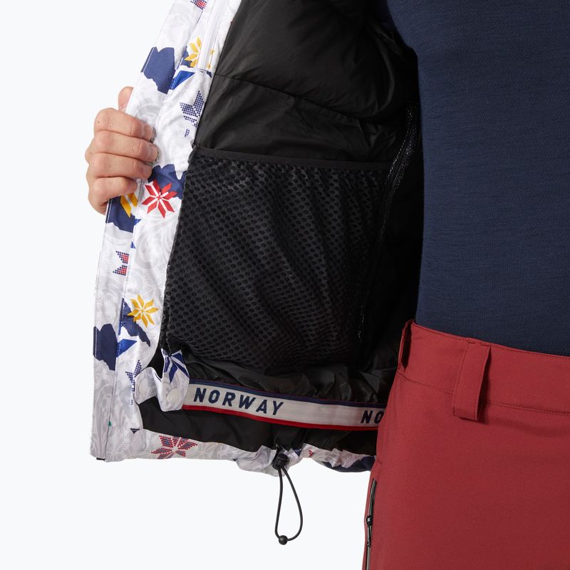 Vyriška slidinėjimo striukė Helly Hansen Kvitfjell Race Puffy white olympics 7